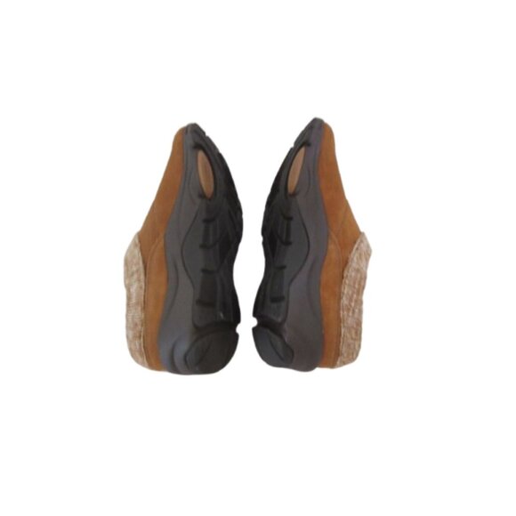 Vionic Arbor Suede Slip-On Brown Shoes Size 7.5M w Knit Collar - Picture 5 of 6